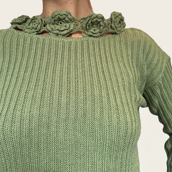 Paola Dotti groene sweater