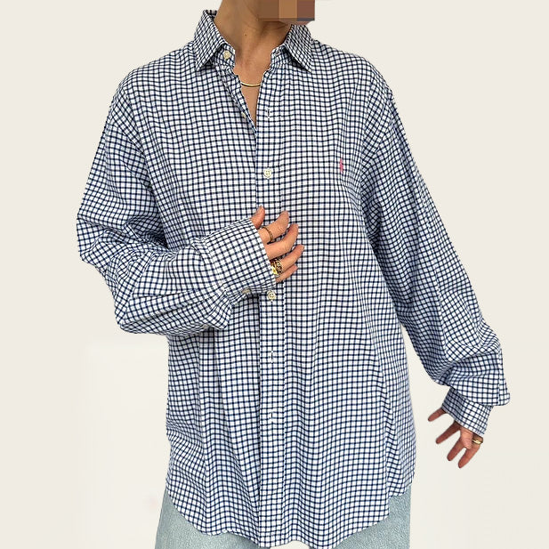 Ralph Lauren vintage oversized shirt met strepen