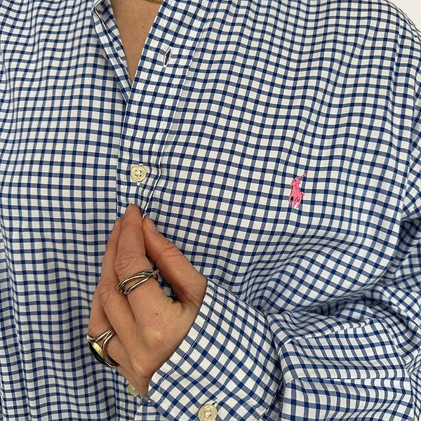 Ralph Lauren vintage oversized shirt met strepen