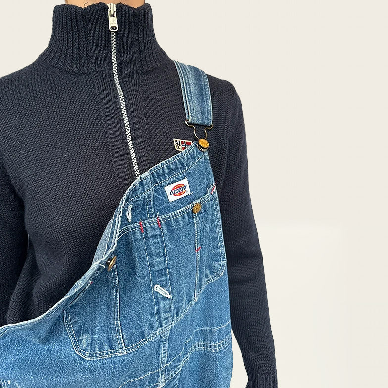 De perfecte Dickies denim overall / tuinbroek