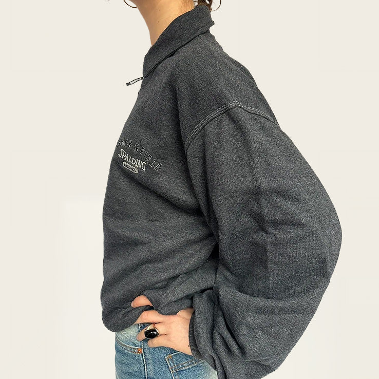 Spalding USA sweater in donkergrijs