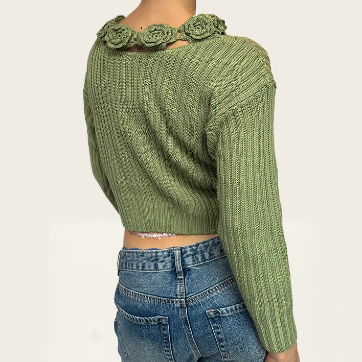 Paola Dotti groene sweater
