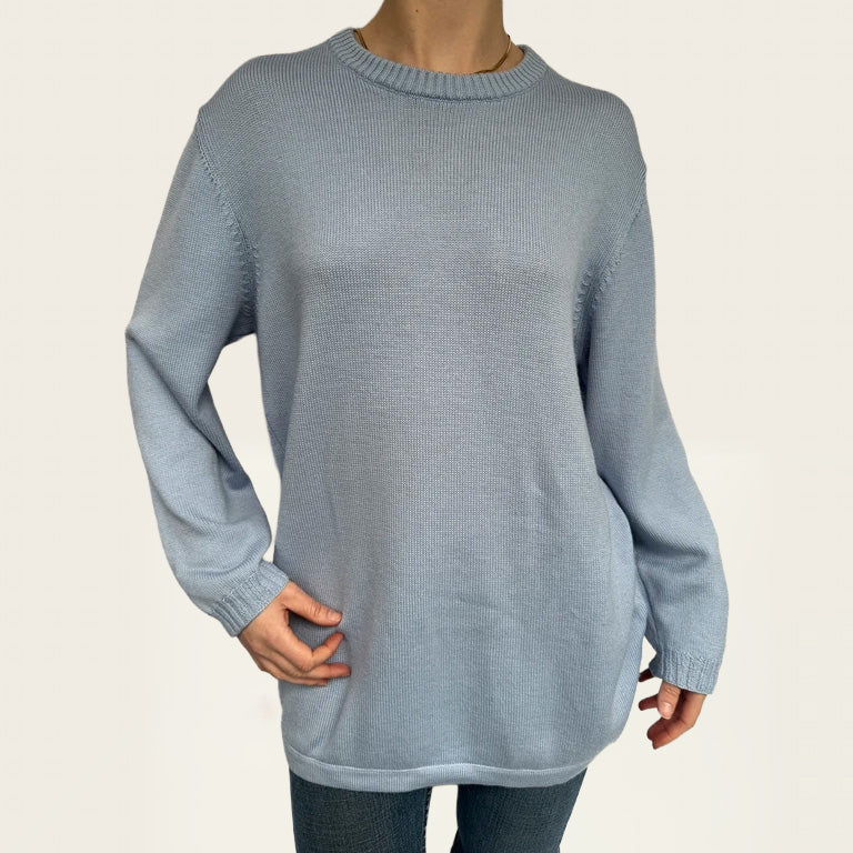 Armani Jeans pullover knit licht blauw-grijze tint