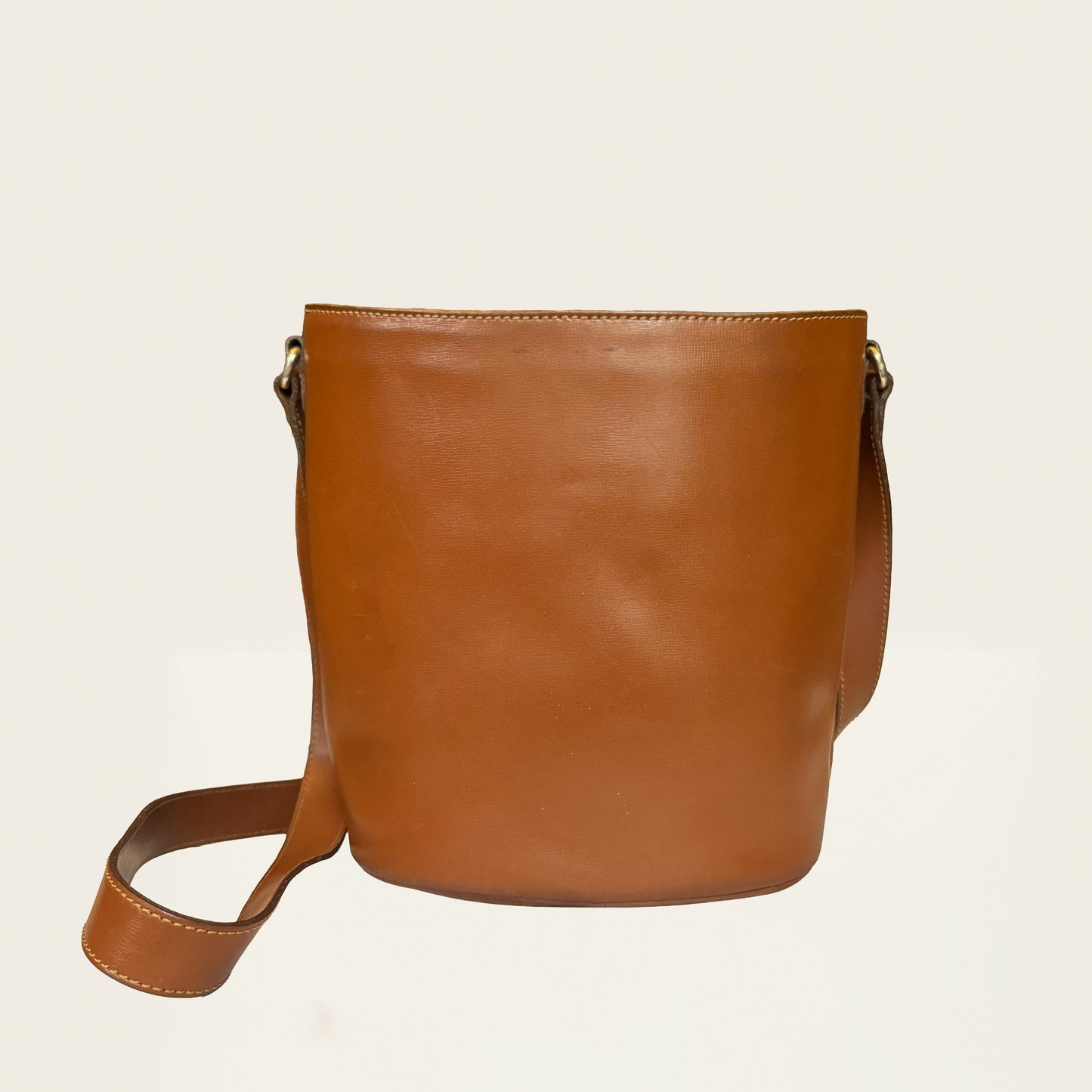 Luana bucket tas bruin leer