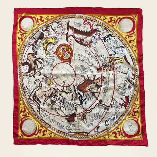 Basile vintage zijden sjaal